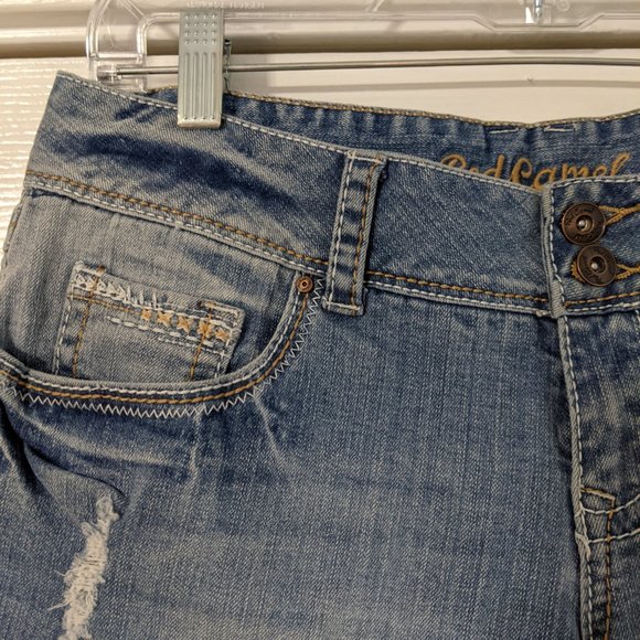 Mid Rise Denim Shorts - Picture 3 of 4